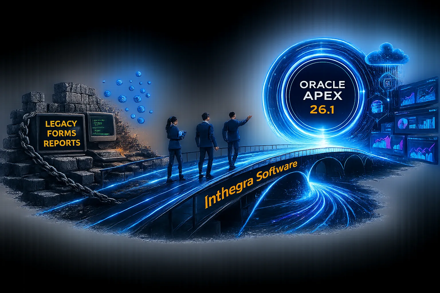 Migración de sistemas legacy Oracle Forms a Oracle APEX 26.1 — el puente hacia la modernización con Inthegra Software
