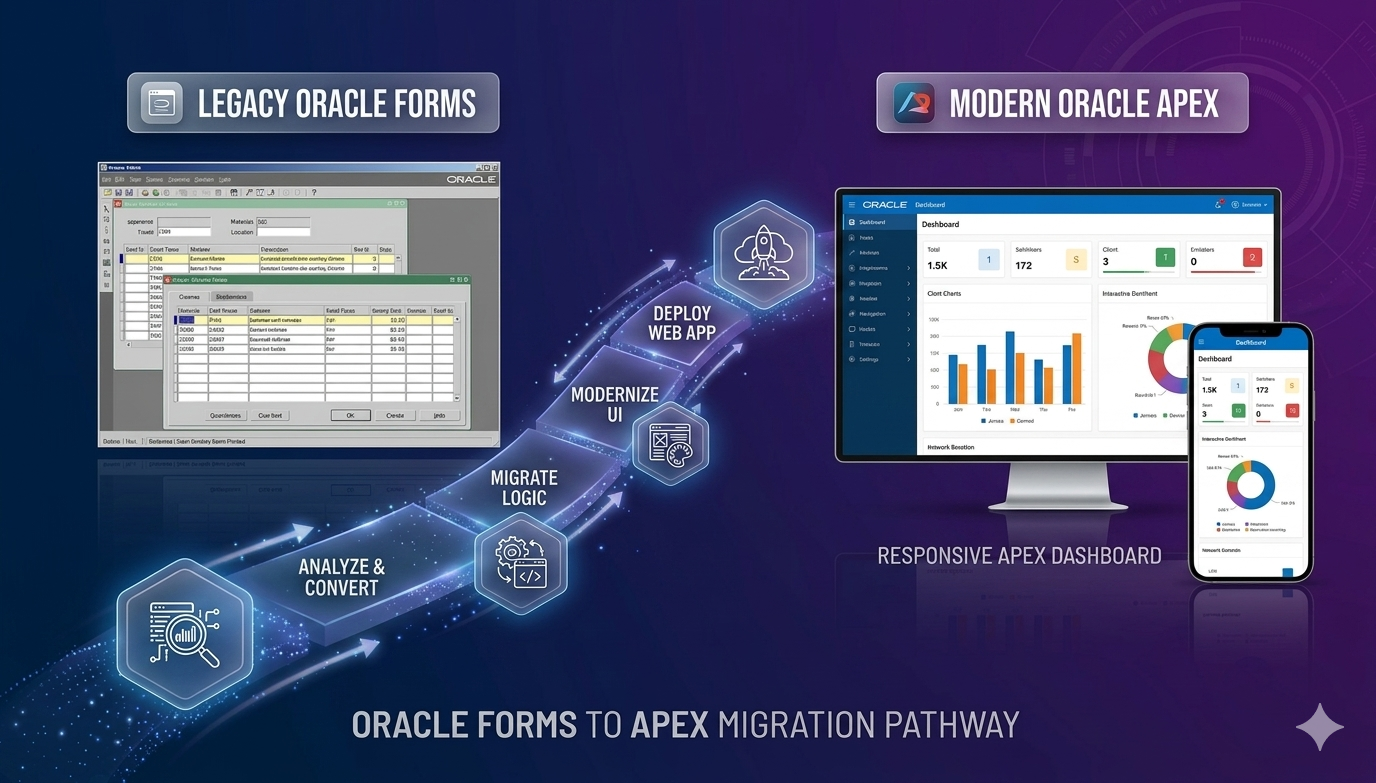 De Oracle Forms a Oracle APEX — proceso de modernización